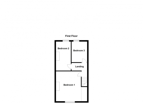 Floor Plan Image for 3 Bedroom Terraced House for Sale in Crossley Street, New Sharlston, Wakefield