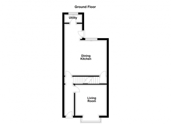 Floor Plan Image for 2 Bedroom Terraced House for Sale in Lee Brigg, Altofts, Normanton