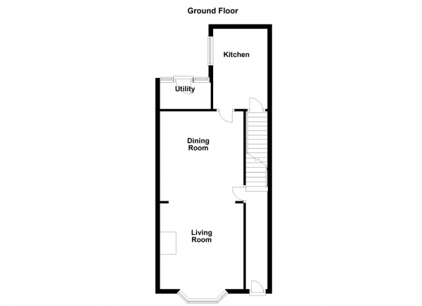 Floor Plan Image for 3 Bedroom Terraced House for Sale in King Street, Normanton