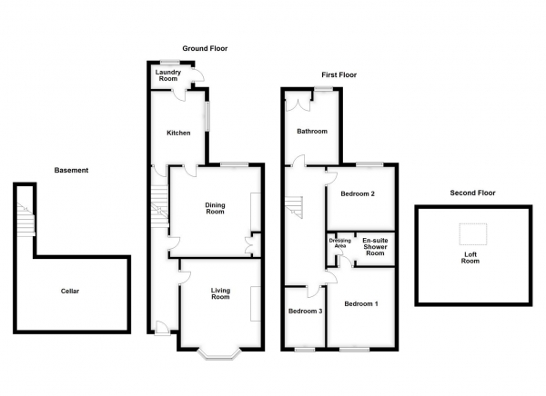 Floor Plan Image for 3 Bedroom Semi-Detached House for Sale in Patience Lane, Altofts, Normanton