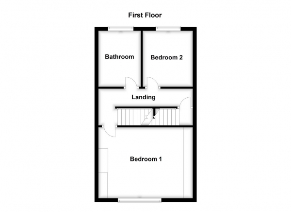 Floor Plan Image for 2 Bedroom Semi-Detached House for Sale in Doncaster Road, Ackworth, Pontefract