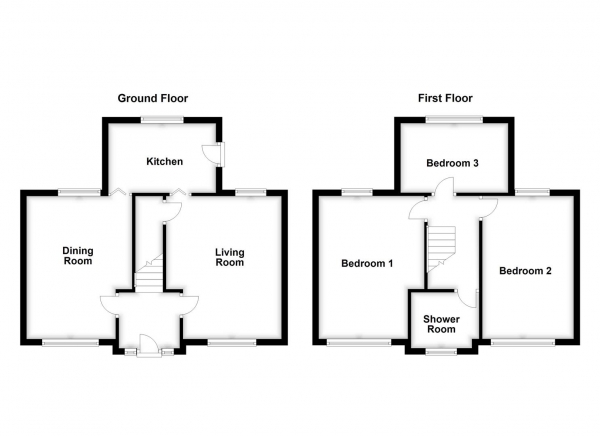 Floor Plan Image for 3 Bedroom Detached House for Sale in High Street, Shafton, Barnsley