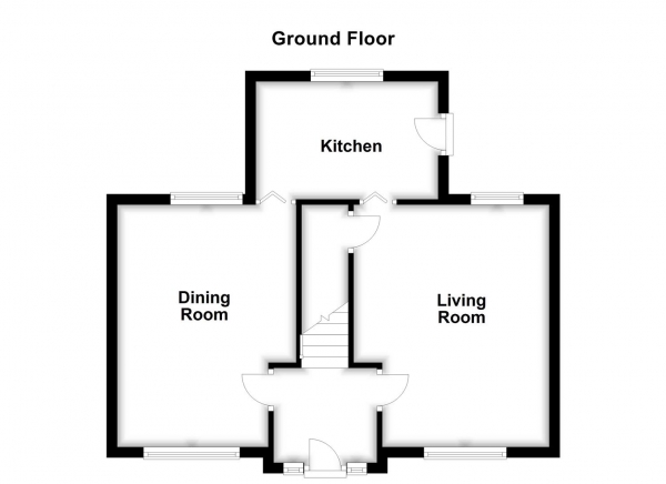 Floor Plan for 3 Bedroom Detached House for Sale in High Street, Shafton, Barnsley, S72, 8NH -  &pound225,000