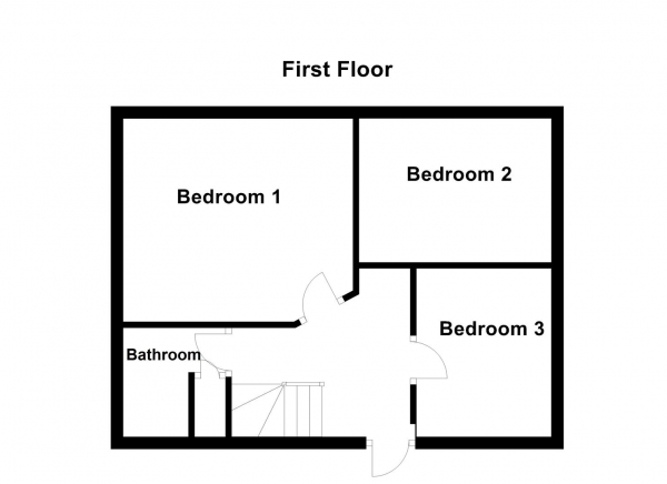 Floor Plan Image for 3 Bedroom Semi-Detached House for Sale in Common Road, Kinsley, Pontefract