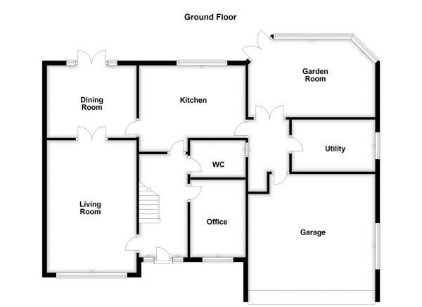 Floor Plan Image for 4 Bedroom Detached House for Sale in Huntsmans Way, Badsworth, Pontefract