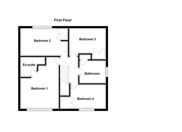 Floor Plan Image for 4 Bedroom Detached House for Sale in Huntsmans Way, Badsworth, Pontefract