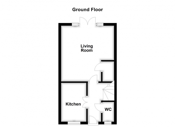 Floor Plan Image for 2 Bedroom Semi-Detached House for Sale in Waterton Road, Castleford