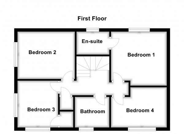 Floor Plan Image for 4 Bedroom Detached House for Sale in Colliers Road, Featherstone, Pontefract