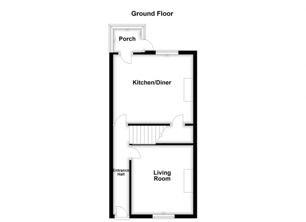 Floor Plan Image for 3 Bedroom Terraced House for Sale in Renfield Grove, Normanton