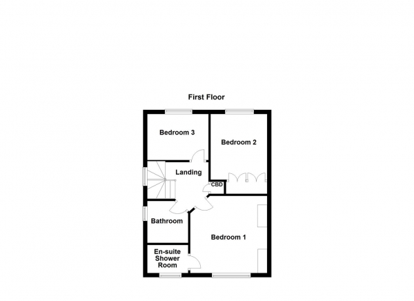 Floor Plan Image for 3 Bedroom Detached House for Sale in Augusta Drive, Normanton