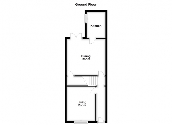 Floor Plan for 2 Bedroom Terraced House for Sale in King Street, Normanton, WF6, 1EP -  &pound130,000