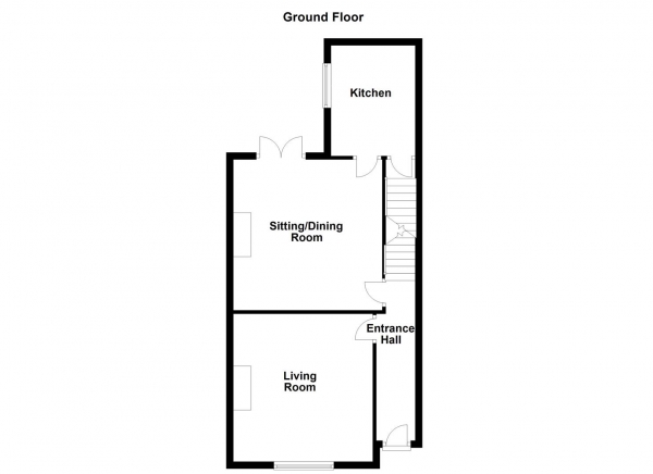 Floor Plan Image for 3 Bedroom Terraced House for Sale in Snydale Road, Normanton