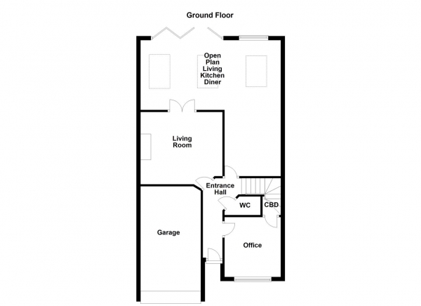 Floor Plan Image for 3 Bedroom Detached House for Sale in Victoria Gardens, Altofts, Normanton