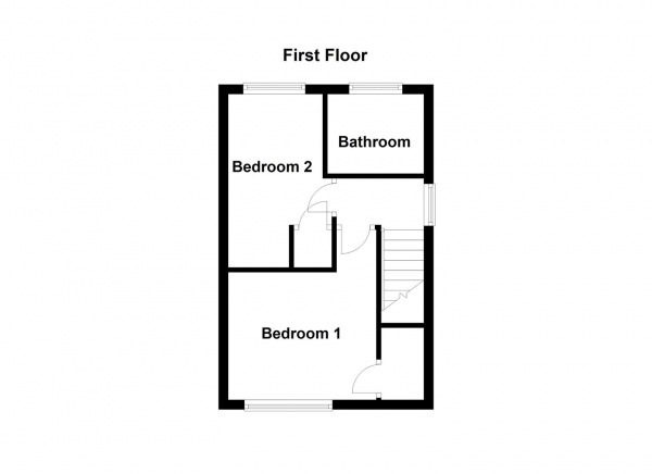 Floor Plan Image for 2 Bedroom Semi-Detached House for Sale in Redruth Drive, Normanton