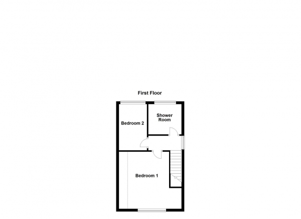 Floor Plan for 2 Bedroom Semi-Detached House for Sale in Airedale Road, Castleford, WF10, 3ED -  &pound145,000