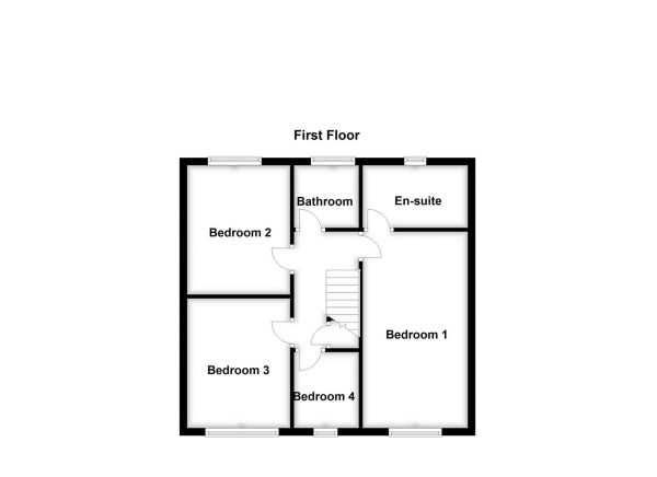 Floor Plan for 4 Bedroom Detached House for Sale in Rose Farm Approach, Altofts, Normanton, WF6, 2RZ -  &pound365,000