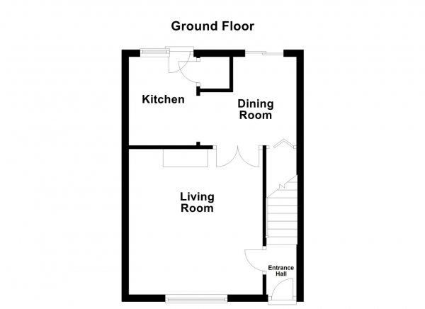 Floor Plan for 3 Bedroom Terraced House for Sale in Dalefield Avenue, Normanton, WF6, 1HT - Offers in Excess of &pound130,000