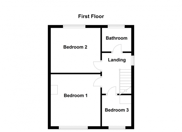 Floor Plan Image for 3 Bedroom Semi-Detached House for Sale in Oakwood Drive, Normanton