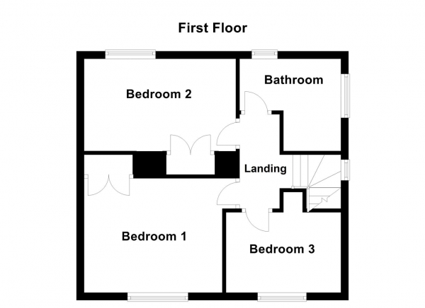 Floor Plan Image for 3 Bedroom Semi-Detached House for Sale in Friars Nook, Pontefract