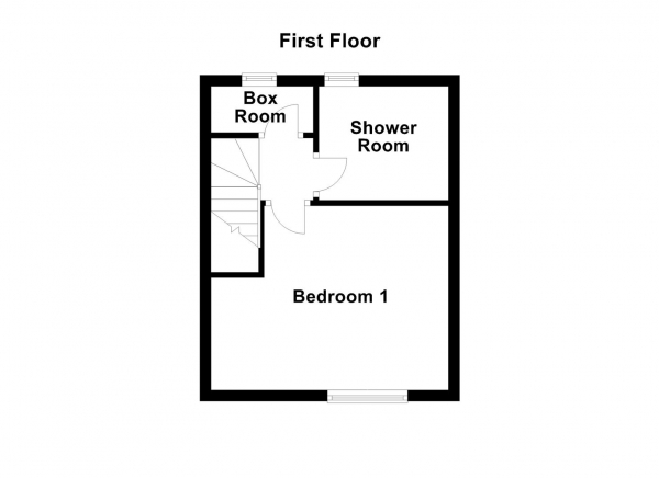 Floor Plan Image for 1 Bedroom End of Terrace House for Sale in Carleton Road, Pontefract