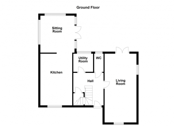 Floor Plan Image for 3 Bedroom Detached House for Sale in New Road, Old Snydale, Pontefract