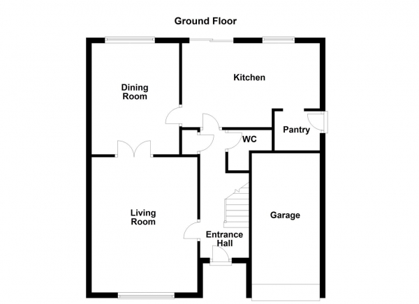 Floor Plan Image for 4 Bedroom Detached House for Sale in Roxburghe Dale, Normanton