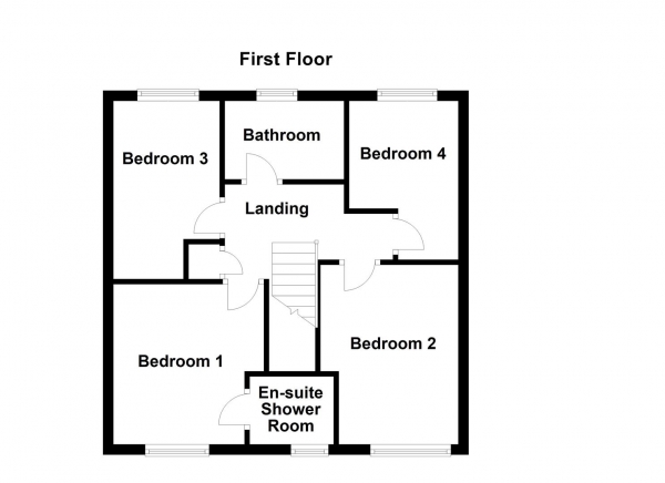 Floor Plan Image for 4 Bedroom Detached House for Sale in Craig Hopson Avenue, Castleford