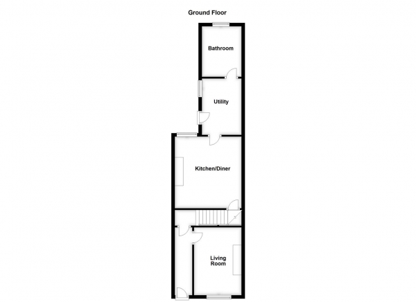 Floor Plan Image for 3 Bedroom Terraced House for Sale in King Street, Normanton