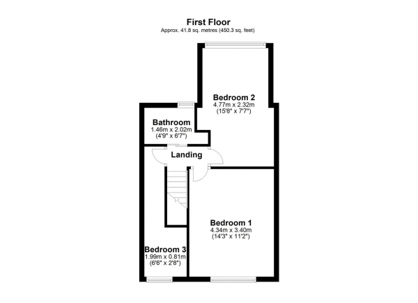 Floor Plan Image for 3 Bedroom Terraced House for Sale in Willans Avenue, Rothwell