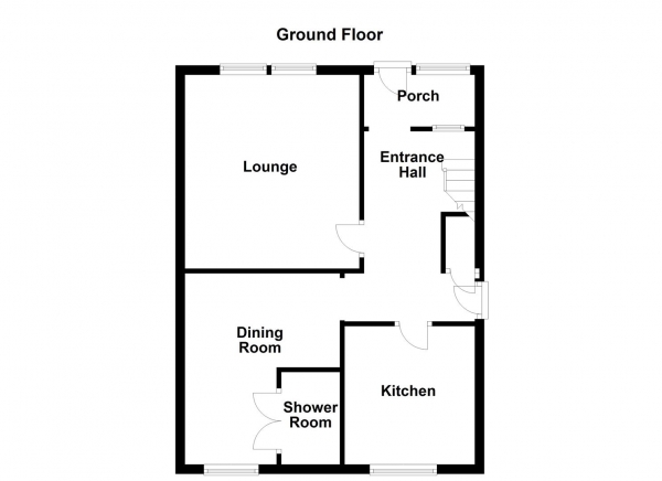 Floor Plan for 3 Bedroom Semi-Detached House for Sale in Firville Avenue, Normanton, WF6, 1HL - OIRO &pound155,000