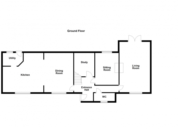 Floor Plan Image for 4 Bedroom Property for Sale in Manor Court, Normanton