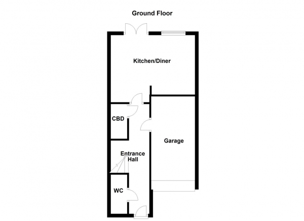 Floor Plan Image for 3 Bedroom Town House for Sale in Waterford Place, Normanton