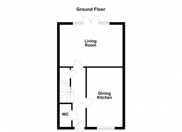 Floor Plan Image for 4 Bedroom Semi-Detached House for Sale in Ferestone Court, Pontefract