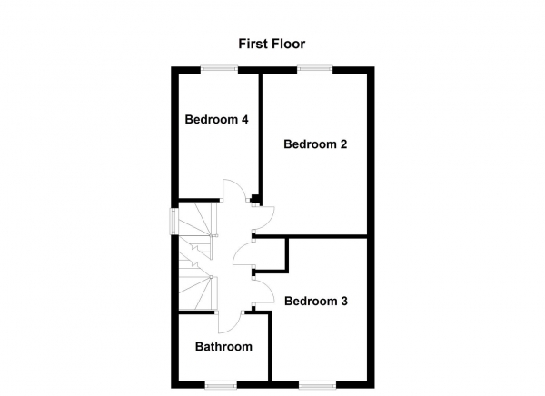 Floor Plan Image for 4 Bedroom Semi-Detached House for Sale in Ferestone Court, Pontefract