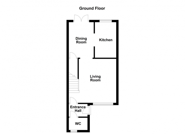 Floor Plan Image for 3 Bedroom Town House for Sale in Waterford Place, Normanton