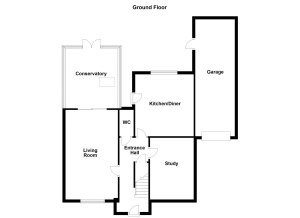 Floor Plan Image for 4 Bedroom Detached House for Sale in Lytham Close, Normanton