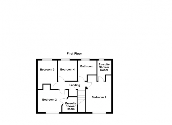 Floor Plan Image for 4 Bedroom Detached House for Sale in Lytham Close, Normanton