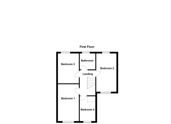 Floor Plan Image for 4 Bedroom Detached House for Sale in Bodmin Drive, Normanton