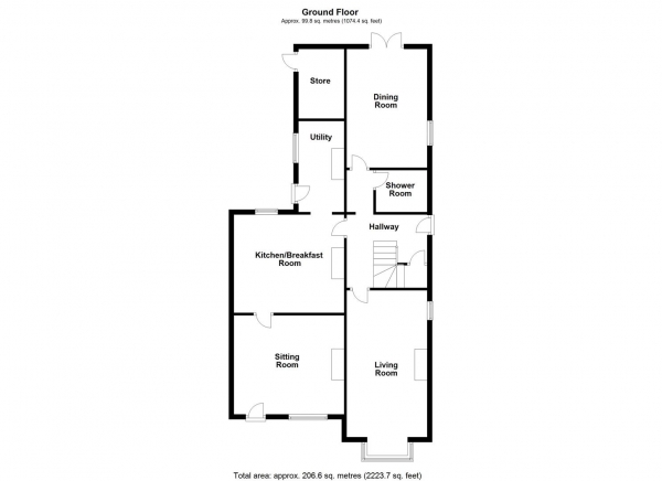 Floor Plan Image for 5 Bedroom Detached House for Sale in Foxholes Lane,  Altofts, Normanton