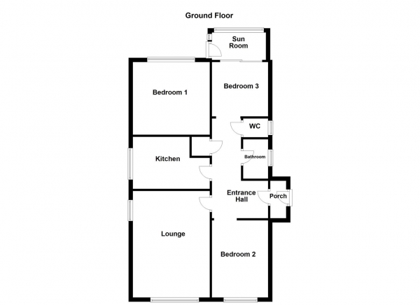 Floor Plan Image for 3 Bedroom Detached Bungalow for Sale in Holland Road, Kippax, Leeds