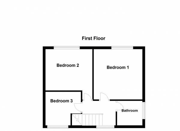 Floor Plan Image for 3 Bedroom Semi-Detached House for Sale in West Avenue, Upton, Pontefract