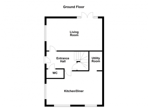 Floor Plan for 4 Bedroom Detached House for Sale in Topcliffe Way, Castleford, WF10, 5WE -  &pound350,000