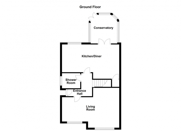 Floor Plan Image for 2 Bedroom Semi-Detached House for Sale in Priory Close, Altofts, Normanton