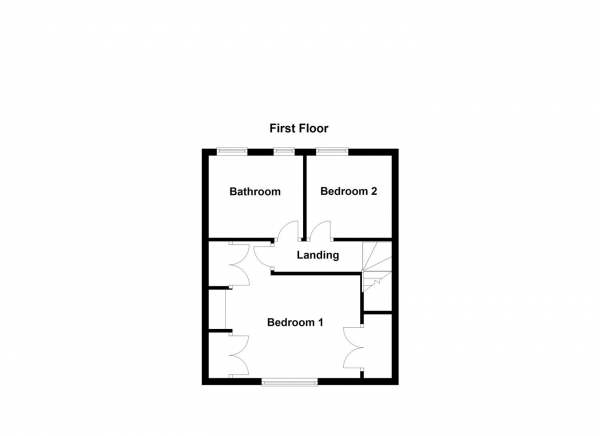 Floor Plan Image for 2 Bedroom Terraced House for Sale in Calverley Green Road, Altofts, Normanton