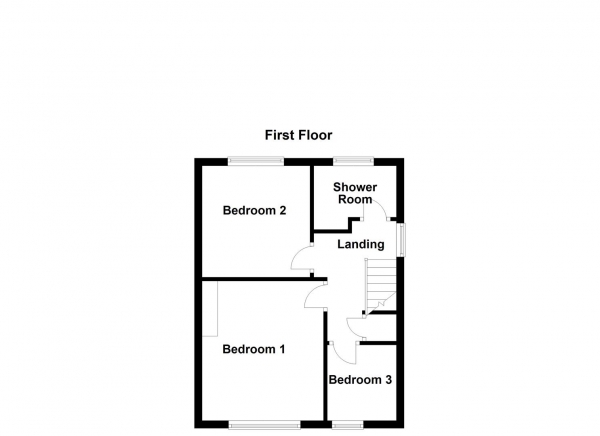 Floor Plan Image for 3 Bedroom Semi-Detached House for Sale in Northfield Drive, Pontefract