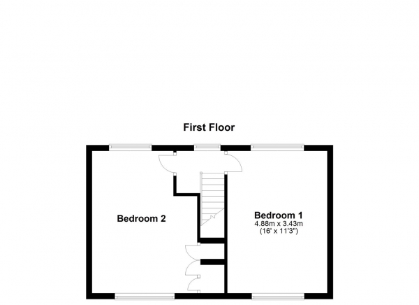 Floor Plan Image for 2 Bedroom Semi-Detached House for Sale in Church Road, Normanton