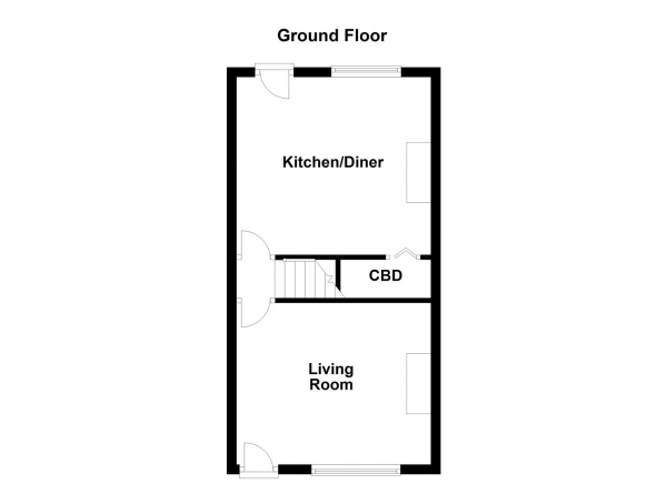 Floor Plan Image for 2 Bedroom Terraced House for Sale in Carlton Street, Normanton