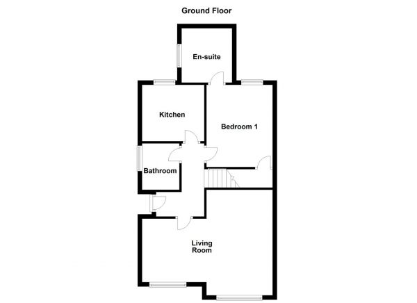 Floor Plan for 3 Bedroom Semi-Detached House for Sale in Churchfield Croft, Normanton, WF6, 2QB -  &pound225,000