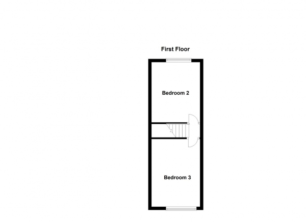 Floor Plan for 3 Bedroom Semi-Detached House for Sale in Churchfield Croft, Normanton, WF6, 2QB -  &pound225,000