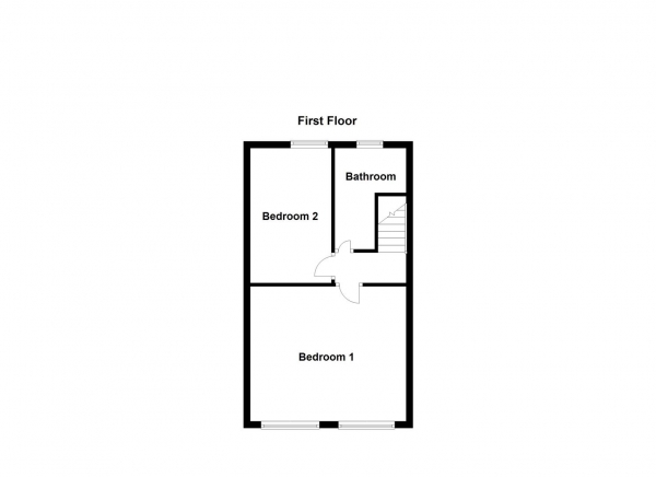 Floor Plan Image for 2 Bedroom Terraced House for Sale in Gladstone Street, Normanton